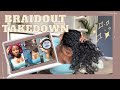 Braid out take down on relaxed hair | Products & Go-To Styles | April Sunny
