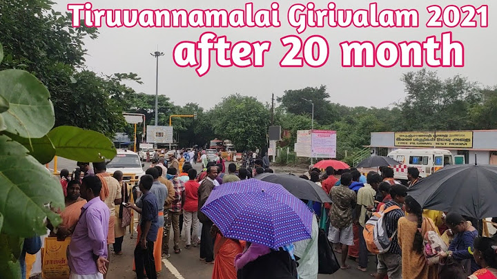 Tiruvannamalai karthigai deepam Girivalam 2021 | திருவண்ணாமலை கிரிவலம் |  Tiruvannamalai Deepam