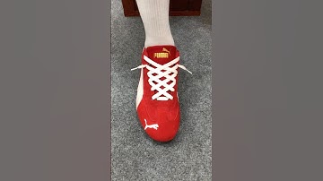 How to lace Puma Speedcat#sneakers #shoes #puma #pumaspeedcat