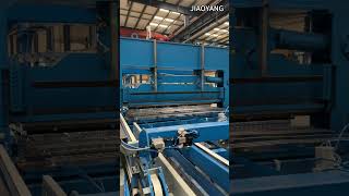 Fully automated double wire fence mesh welding production line #weldedmeshmachine #machine