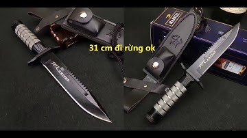 dao găm Fox 31cm chặt cắt cưa đi rừng vô địch