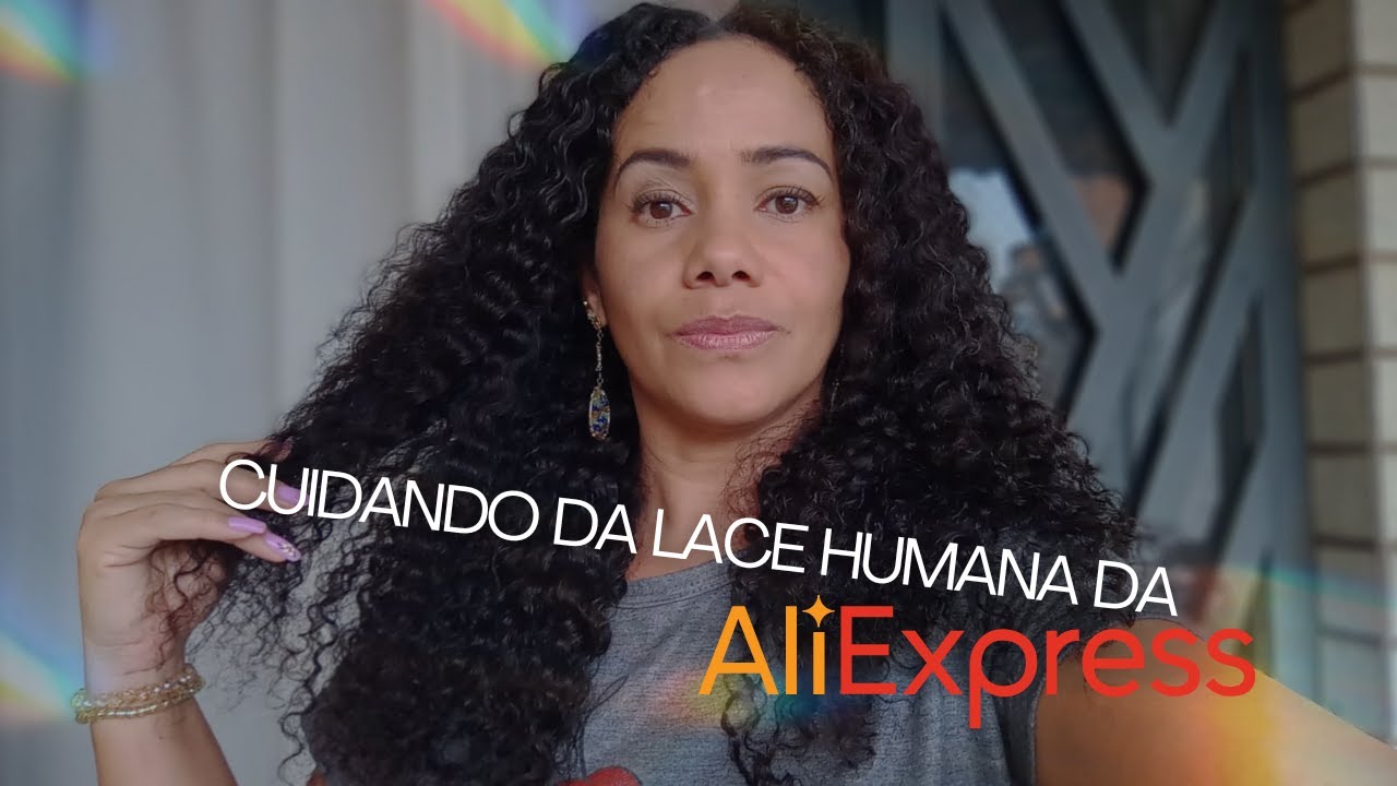 Aplicação e como lavar e Hidratar a  lace wig humana da Aliexpress Adriana Gomes