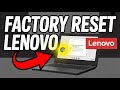 How to factory reset Lenovo Chromebook - Step by Step