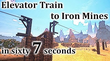 Elevator Train! | EVERYTHING Conan Exiles | 07 - Workshop and Train |