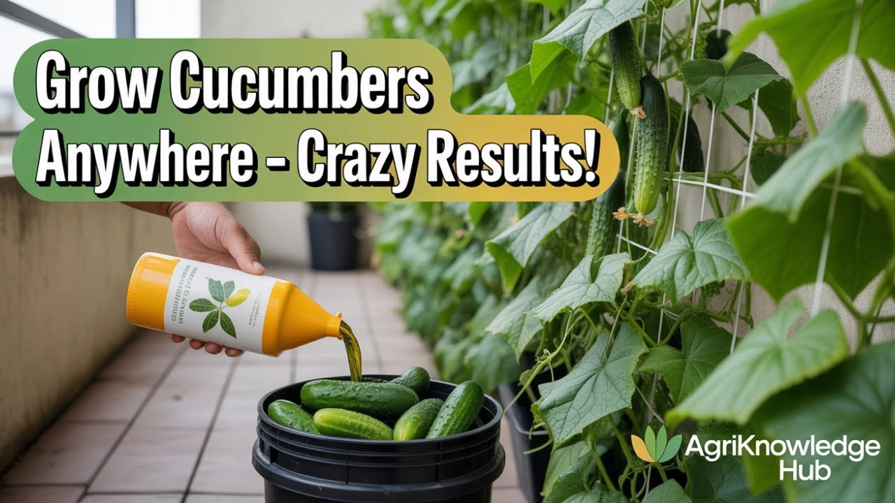Container cucumber farming - YouTube