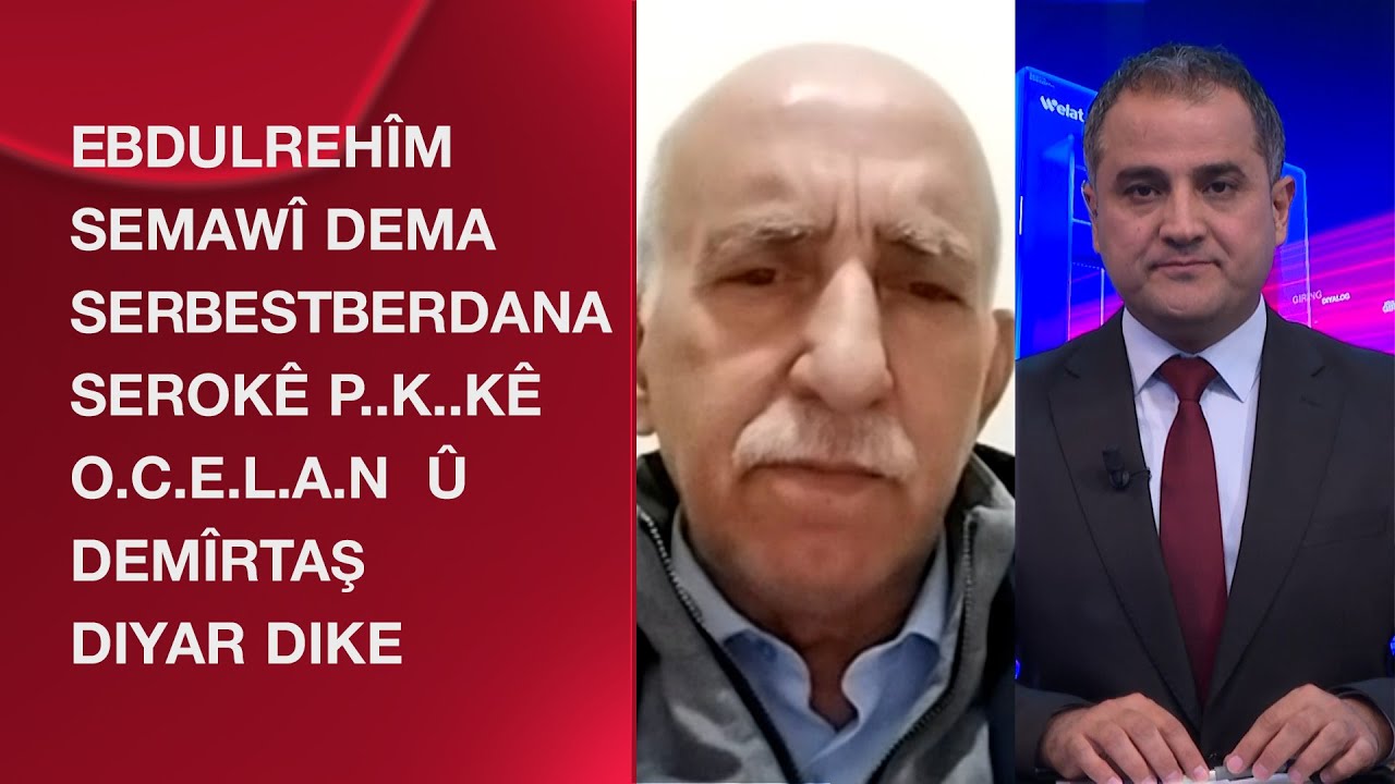 Ebdulrehîm Semawî dema serbestberdana serokê P..K..Kê O.c.e.l.a.n  û Demîrtaş diyar dike