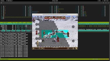 Heroes of Might and Magic 3: Complete edition (VCMI engine v0.99) on PowerPC 64 LE Linux!