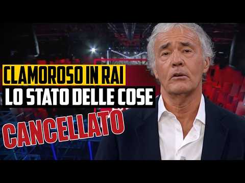 Video GILETTI CANCELLATO DALLA RAI: LO STATO DELLE COSE CHIUDE A SORPRESA NONOSTANTE I BUONI ASCOLTI