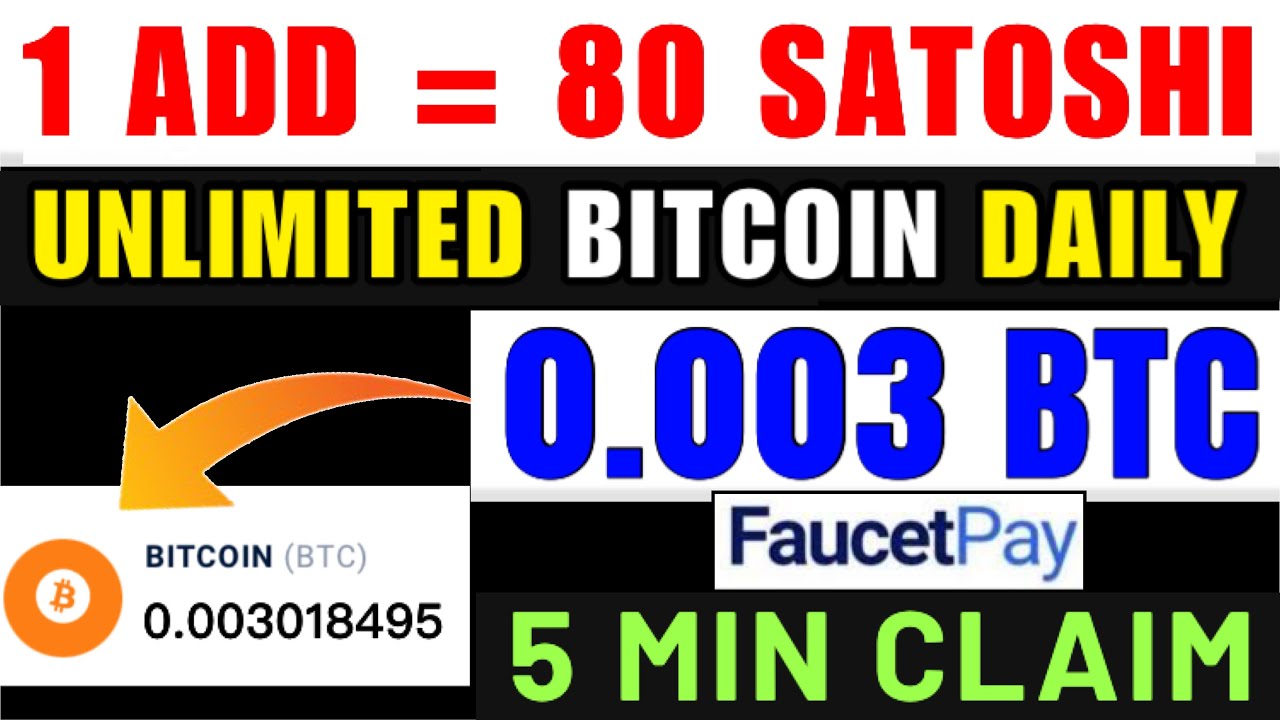Free bitcoin faucet Earn 0.003 btc free Every 5 min claim + Instant
