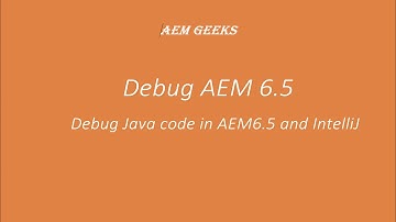 AEM Tutorial #5 | Debug AEM in Intellij |  AEM6.5 debug in Intellij IDE