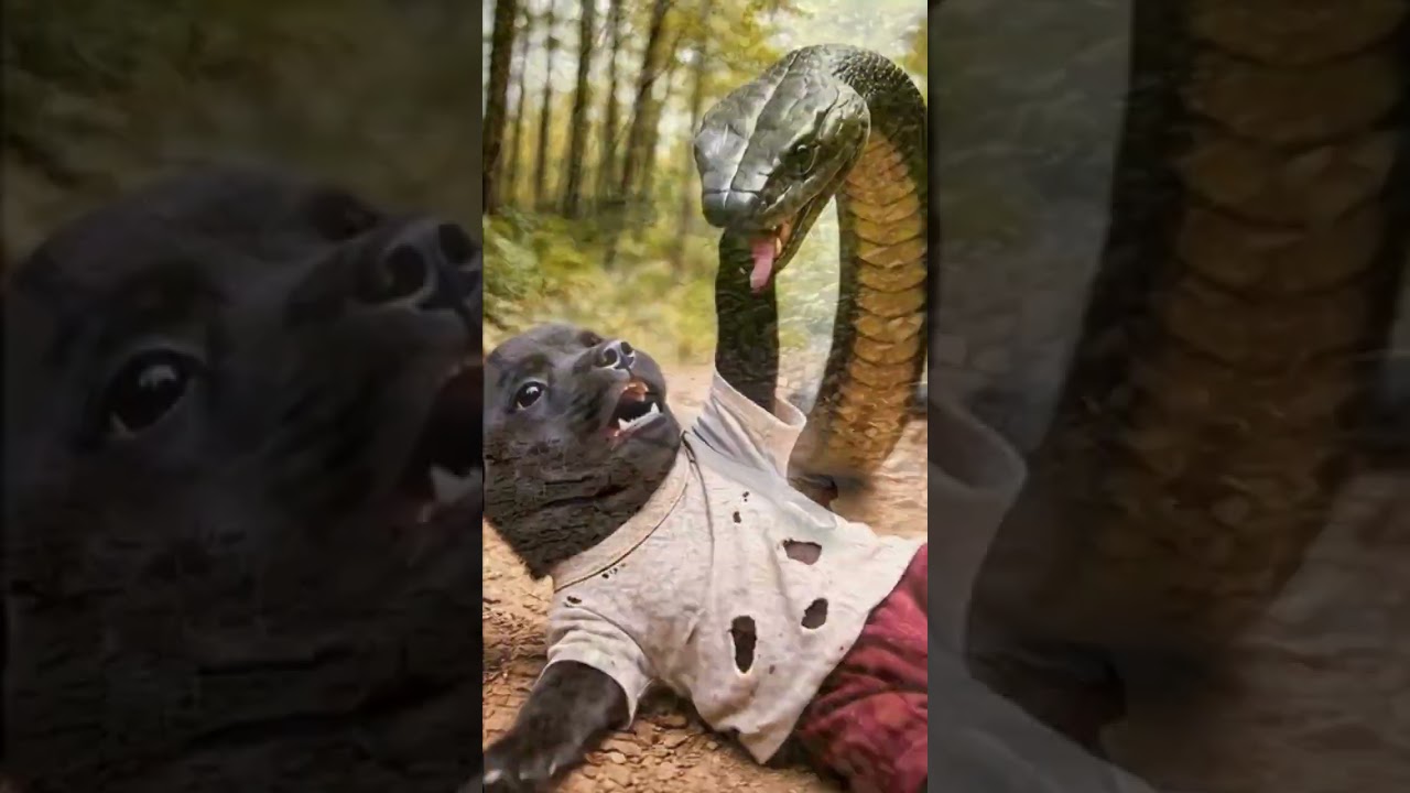 Бедный щенок и его друзья спасают свою жизнь от Снапа.