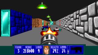Wolfenstein 3D TC for ZDoom - E6L3 - All Secrets + Secret Exit - I Am a Death Incarnate