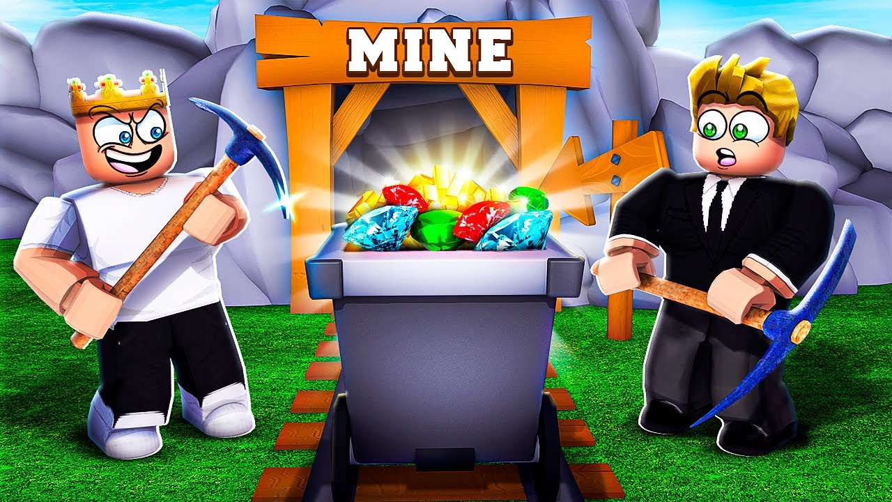 Roblox MINE CLICKER But I'm RICH!