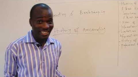 Introduction to Book-keeping and Accounting  (SS 1, JAMB Tutorial, WAEC, NECO, Post-UTME, NABTEB)