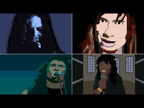 'The Big Four' 8-Bit Video Game Feat. Metallica, Slayer, Megadeth ja Anthrax