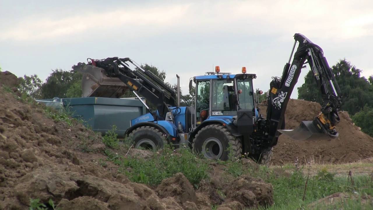 Huddig 1260B Blue Loading Trailer