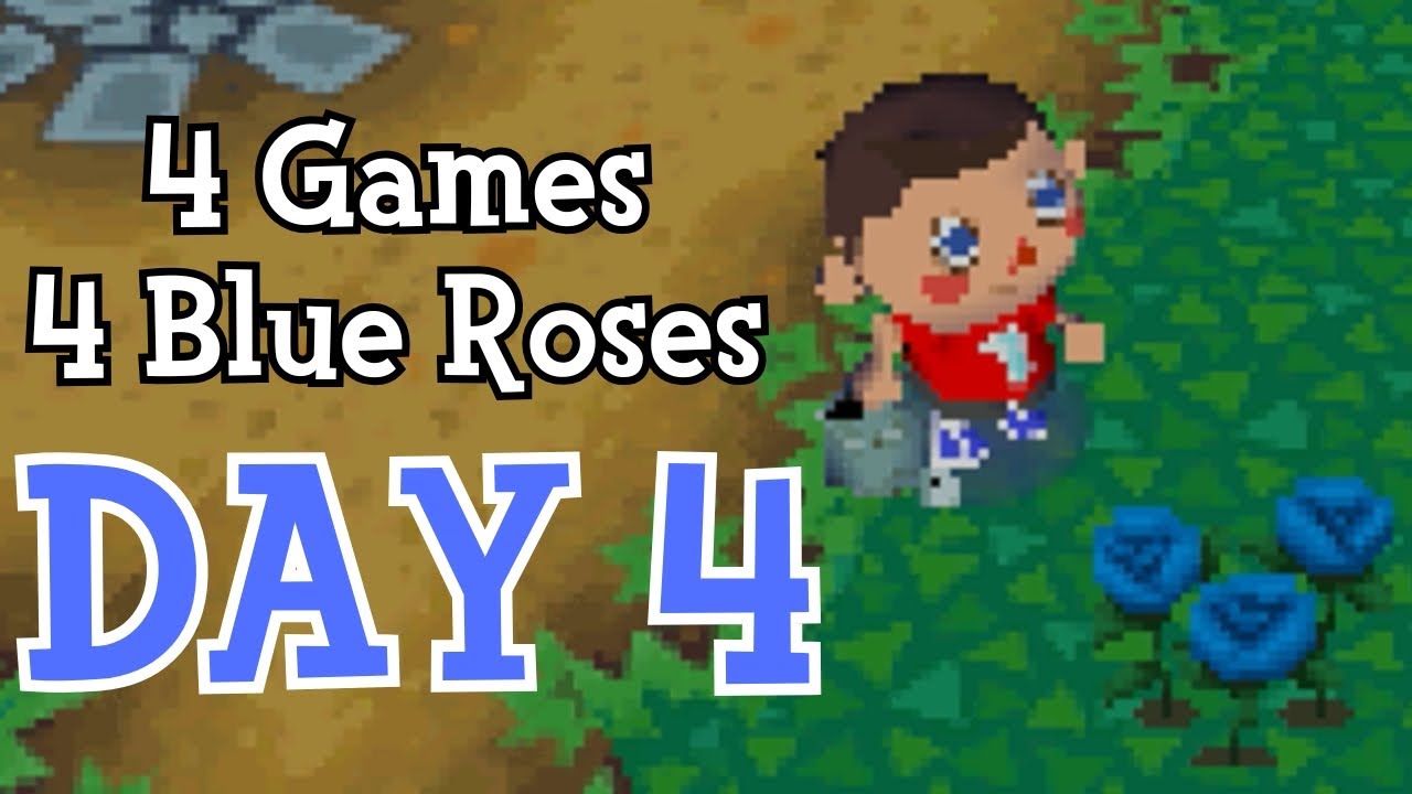 Getting a BLUE ROSE in Every Animal Crossing Game! | Day 4 (ACNL) - YouTube