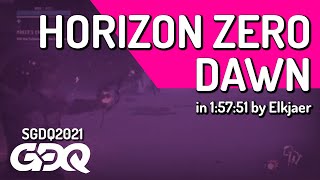 Horizon Zero Dawn by Elkjaer 1:57:51 - Summer Games Done Quick 2021 Online