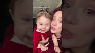 Tuttu fırlattı kalbimi 🐣 Anne kız düeti 3 ❤️