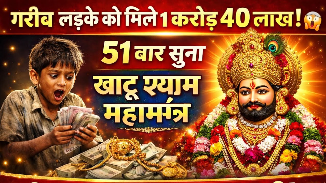 गरीब लड़के को मिले 1 करोड़ 40 लाख 😱 | 51 बार सुना खाटू श्याम महामंत्र | चमत्कार सच्ची कहानी।