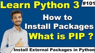 How to install packages in Python, PIP in Python, HOw to use PIP in Python, Python Tutorial in Hindi screenshot 3