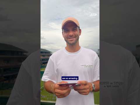 A letter for Grigor’s Wimbledon return 💌 #Wimbledon