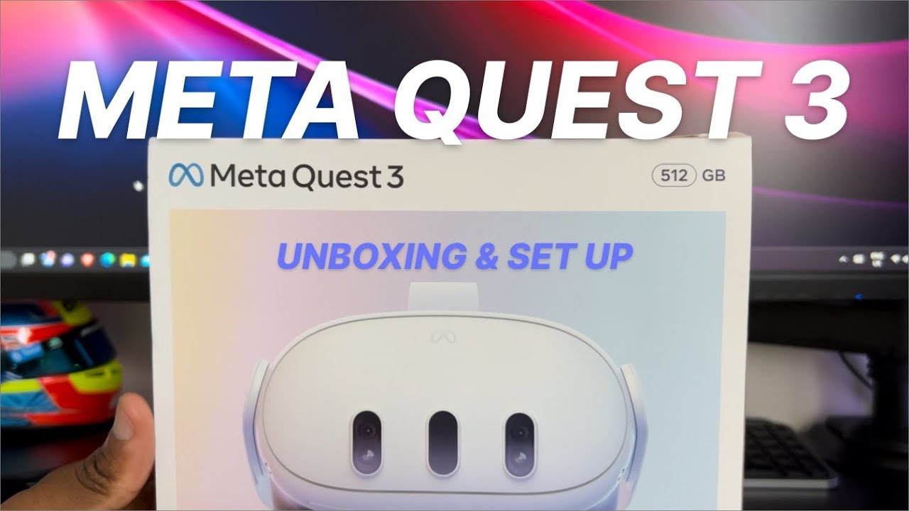 Meta Quest 3 Unboxing & Set Up! First Experience Impression! - YouTube