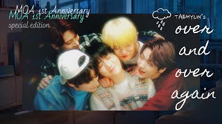 over and over again by taehyun but it's raining ( happy 1st anniversary moa ♡ )