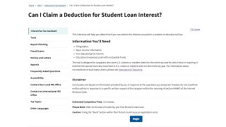 Can I deduct student loan interest on my tax return?