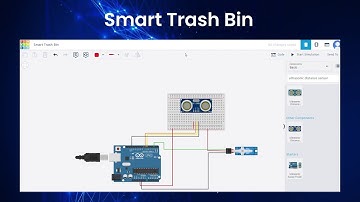 Smart Trash Bin with Arduino | Tinkercad Project