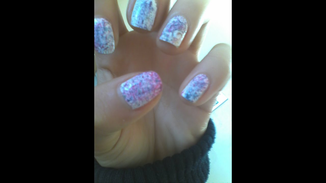 Video nail art: tecnica a spruzzo youtube