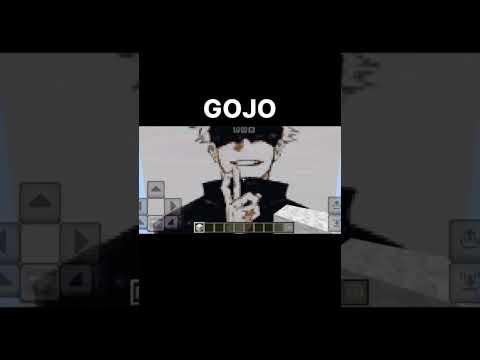 GOJO 🔥 || #minecraft