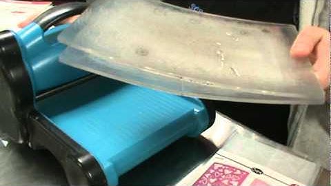 How to use Sizzix or Cuttelbug Embossing Folders with NEW White Core Paper by Creative Imaginations!