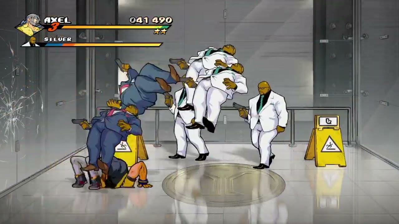 Streets Of Rage 4 “ Y Tower Mania +” No Damage Axel