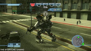 Transformers: The Game - Decepticons Side Mission "Hunt" Level 4 - Gameplay