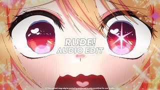 rude! (tiktok version) || hearts2hearts [ edit audio ]