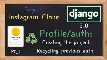 Django 3.0 Tutorial Instagram clone | Creating the project | 03 - Pt 1