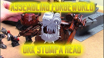 Forgeworld Ork Stompa Head Assembly! WAAAAAAGHHHHH!!!