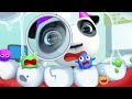 Doctor Panda Treating Teeth | Funny Kids Songs + More Nursery Rhymes | Cartoon for Kids