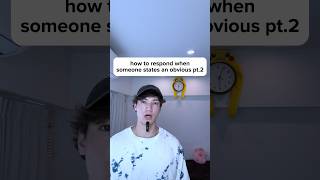 Famous how to respond when someone stats an obvious pt.2 #relatablewasian #funny #skit Wealth