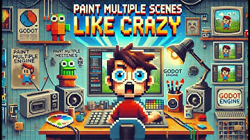 How to Paint Scenes From your TileMap? | Beginner friendly (20) #godot