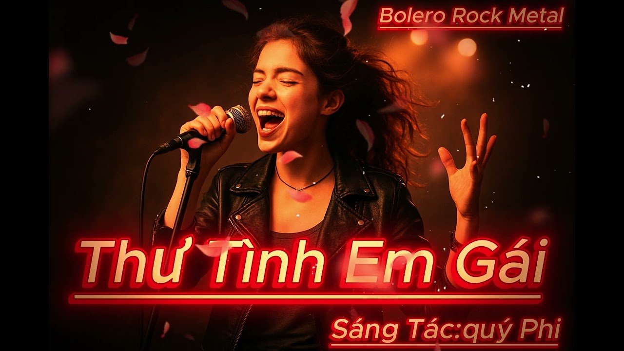 THƯ TÌNH EM GÁI (Metal Rock Version) - Bolero Rock Cực Cháy.