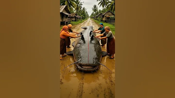 What could be lurking inside the catfish’s swollen belly?