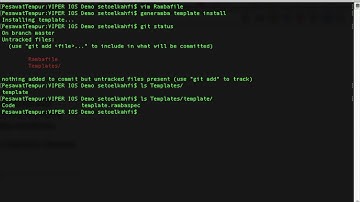 iOS VIPER Swift Tutorial - Install Template for Generamba Code Generator