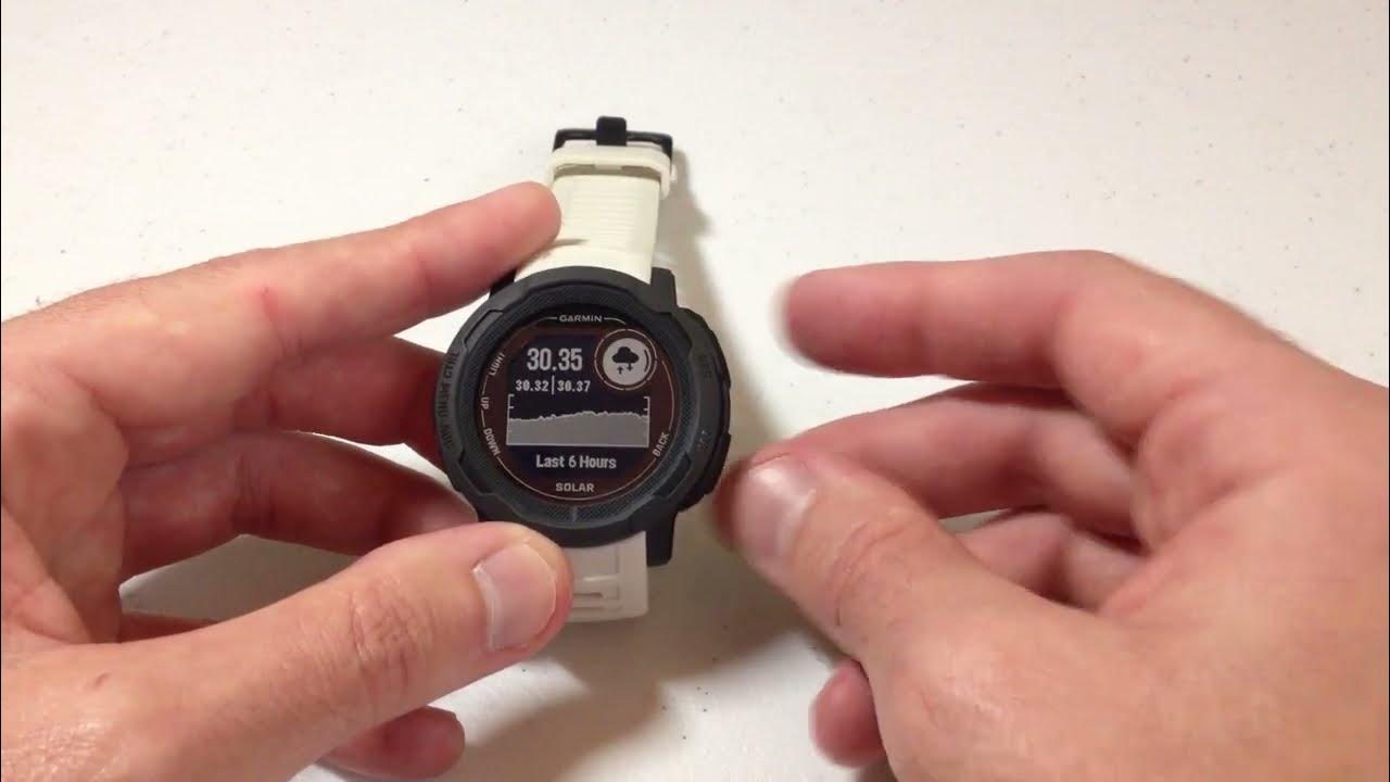 Garmin Instinct 2 Change Barometer Units YouTube