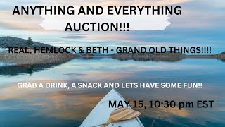 ANYTHING & EVERYTHING AUCTION!!