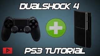 [How To] Use Dualshock 4 (PS4) Controller on Playstation 3 (PS3) Tutorial