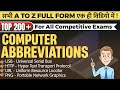 List of all computer abbreviations  computer awareness full form  important computer abbreviations