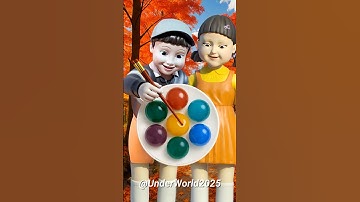 Squid Game AI Rainbow Edible Slime ASMR #squidgame #squidgame2 #ai #asmr