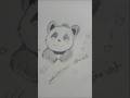 cute panda 🐼 drawing || easy Panda drawing #drawing #art #panda #ytshorts